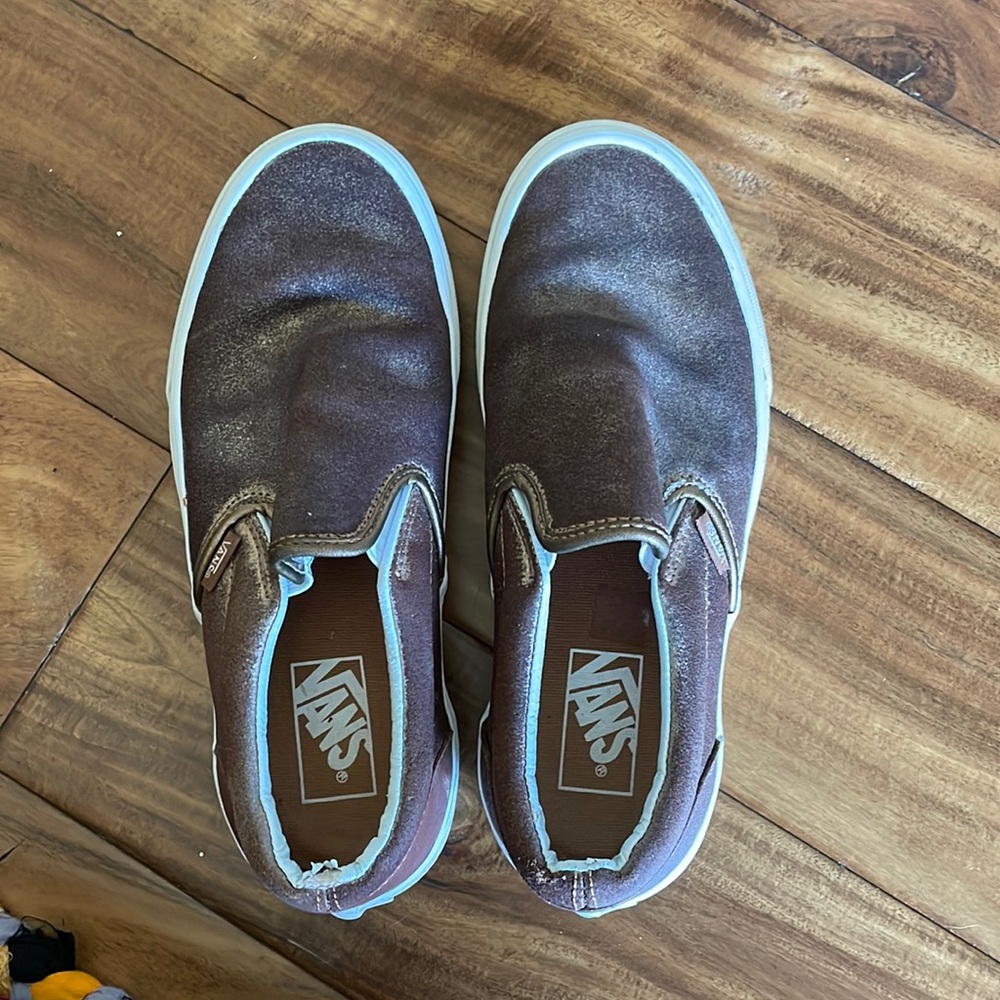 Distressed Dusty Rose Vans - One of a Kind!